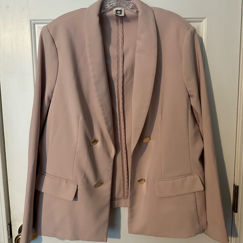Anne Klein Blazer in Light Pink